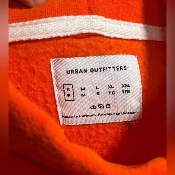 Urban Outfitters Orange Gorp-Core Pullover with Net Pocket US Small - Picture 2 of 6